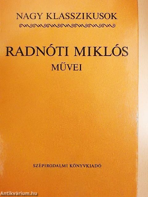 Radnóti Miklós művei