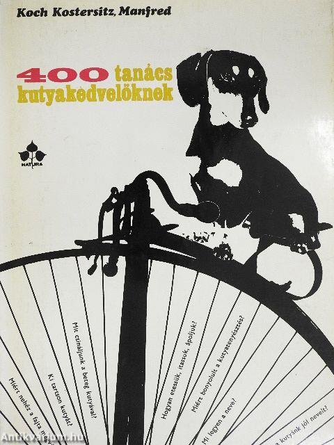 400 tanács kutyakedvelőknek