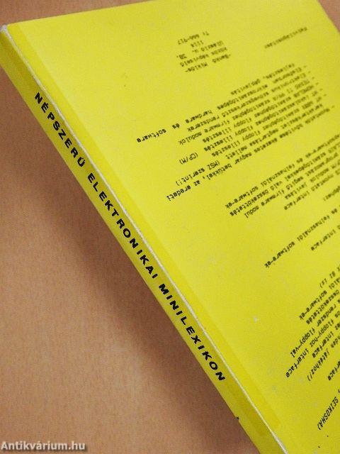 Népszerű elektronikai minilexikon