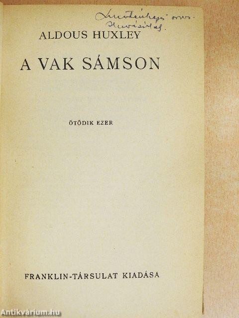 A vak Sámson I-II.