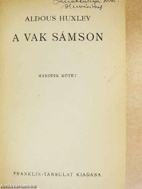 A vak Sámson I-II.