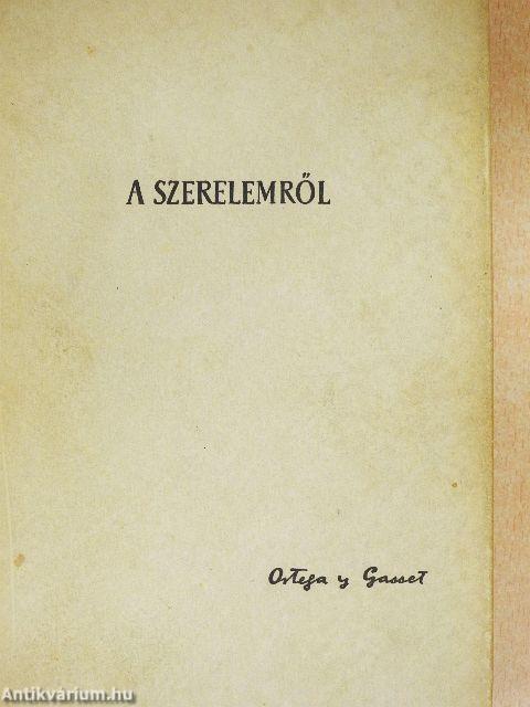 A szerelemről