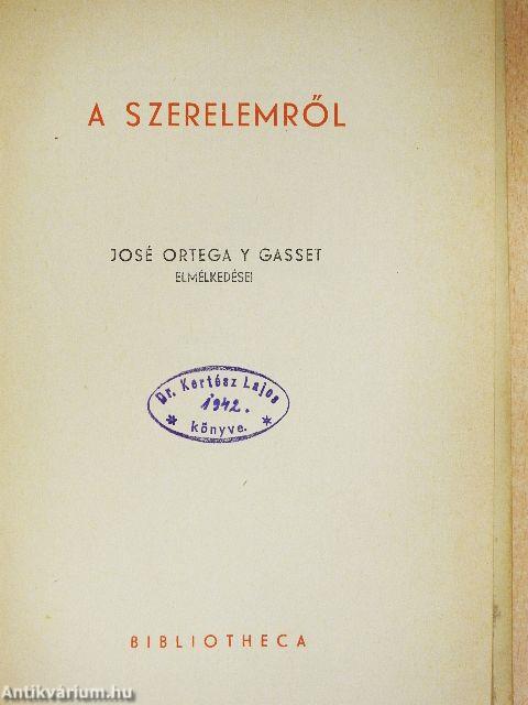 A szerelemről