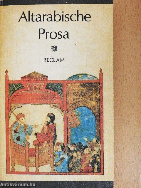 Altarabische Prosa