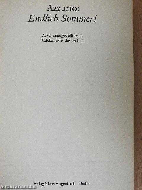 Azzurro: Endlich Sommer!