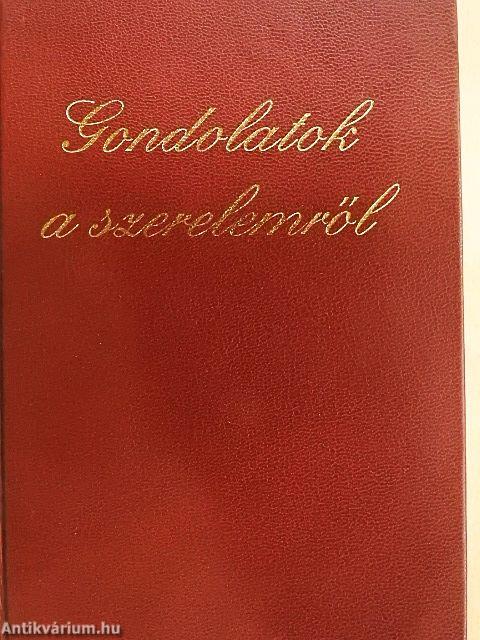 Gondolatok a szerelemről