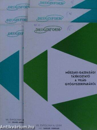 Műszaki-gazdasági tájékoztató a világ gyógyszeriparáról 1997. január-december