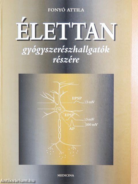Élettan gyógyszerészhallgatók részére
