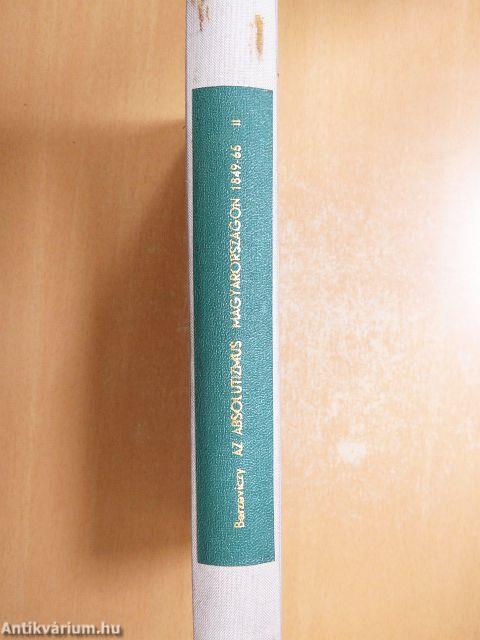 Az absolutismus kora Magyarországon II. (töredék)