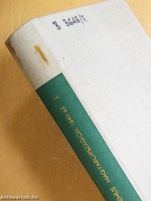 Az absolutismus kora Magyarországon II. (töredék)