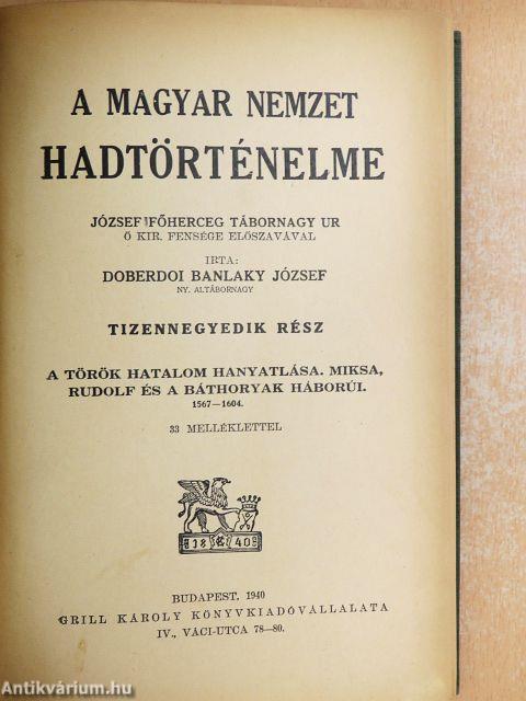 A magyar nemzet hadtörténelme XIV.