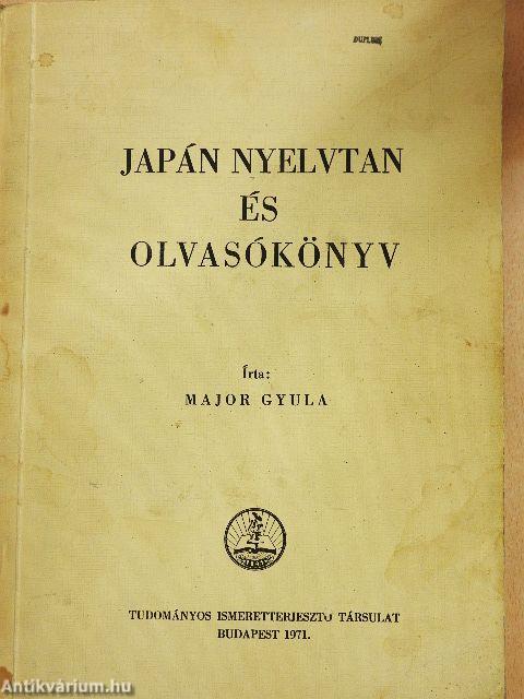Japán nyelvtan és olvasókönyv