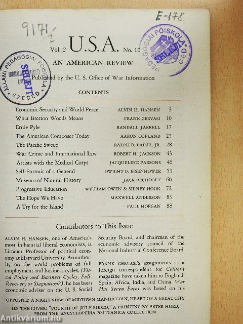 U.S.A. - An American Review