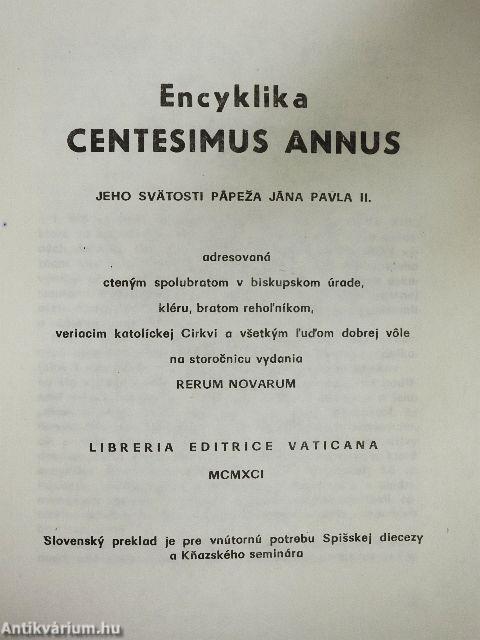 Encyklika Centesimus Annus