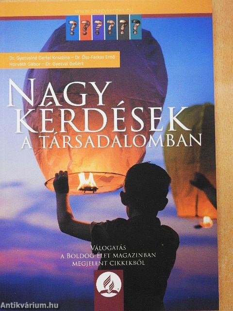 Nagy kérdések a társadalomban