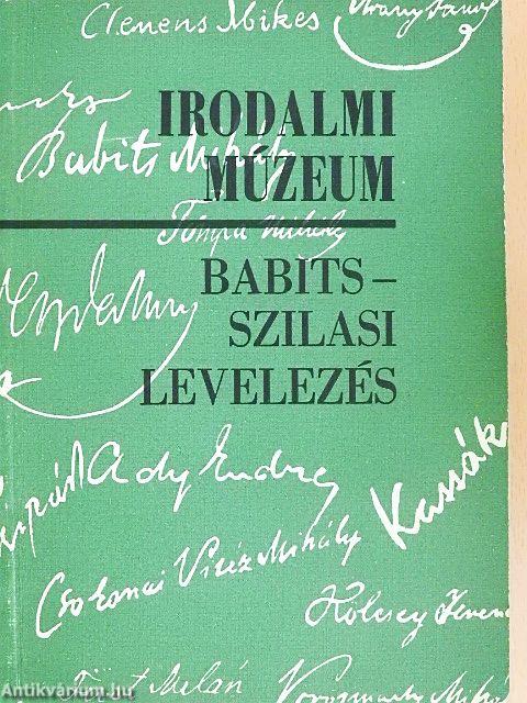 Babits-Szilasi levelezés