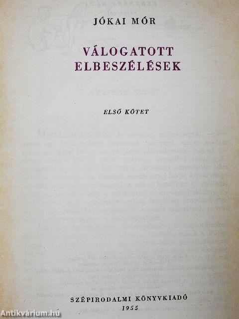 Válogatott elbeszélések I-III.