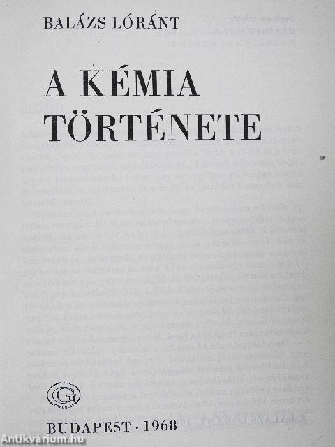 A kémia története