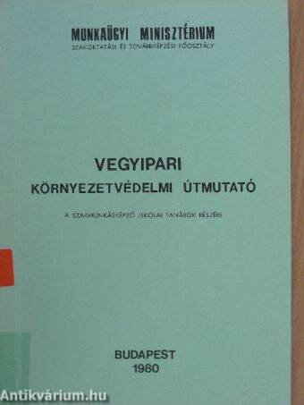 Vegyipari környezetvédelmi útmutató