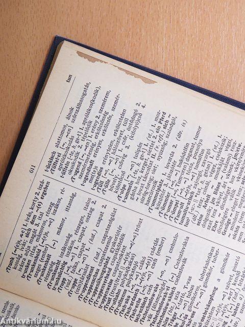 Német-magyar kéziszótár