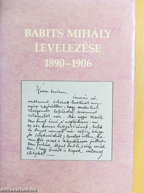 Babits Mihály levelezése 1890-1906