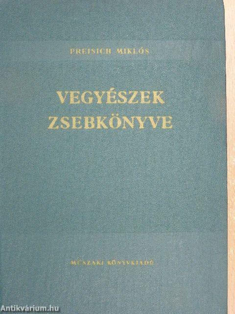 Vegyészek zsebkönyve