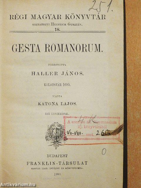 Gesta Romanorum
