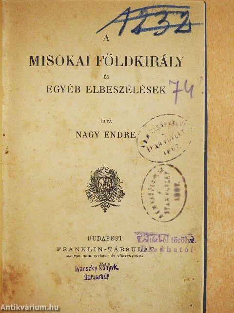 A Misokai földkirály és egyéb elbeszélések