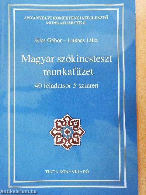 Magyar szókincsteszt munkafüzet