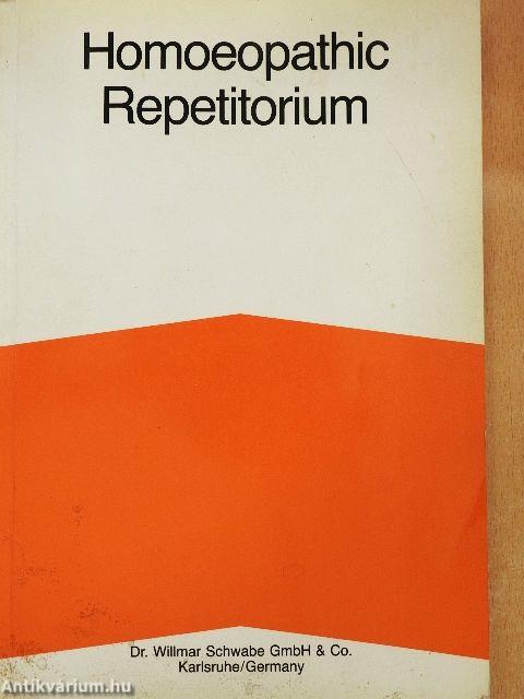 Homoeopathic Repetitorium