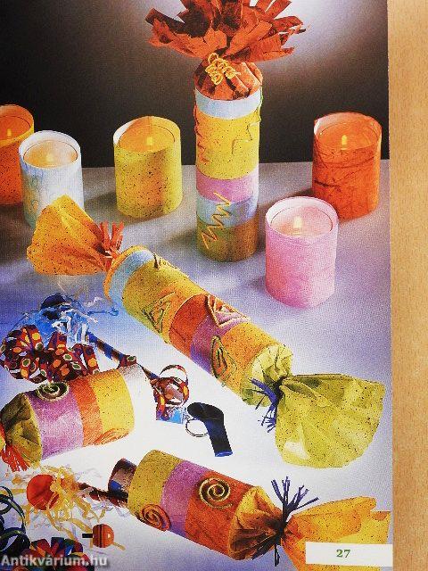 Díszítés merített és rostpapírral