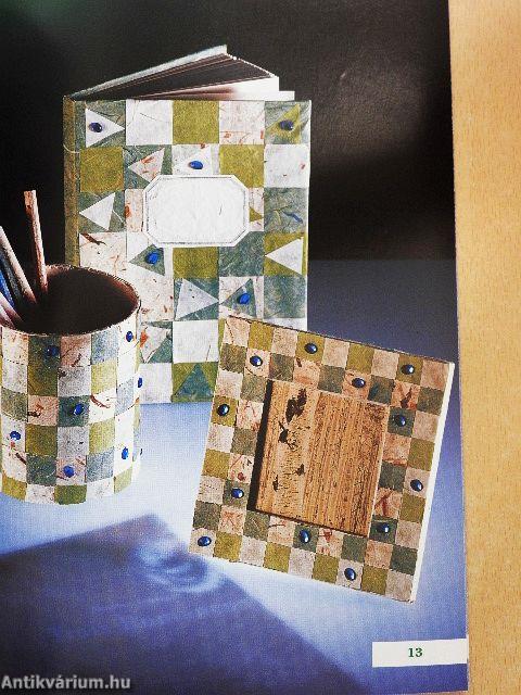 Díszítés merített és rostpapírral