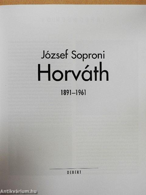 József Soproni Horváth 1891-1961
