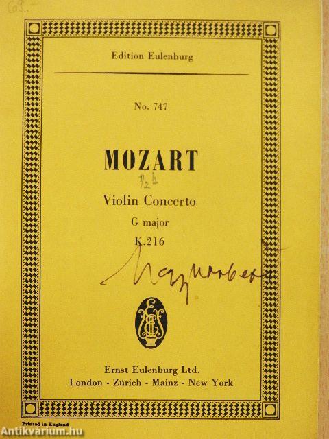 Concerto G major for Violin and Orchestra