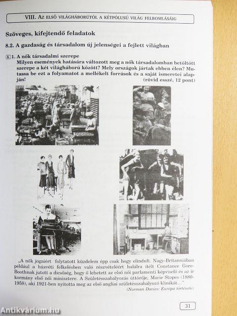Érettségi teszt- és esszégyűjtemény történelemből 12.