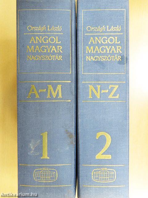 Angol-magyar nagyszótár 1-2.