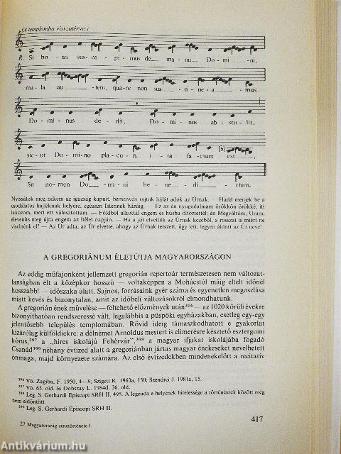 Magyarország zenetörténete I.