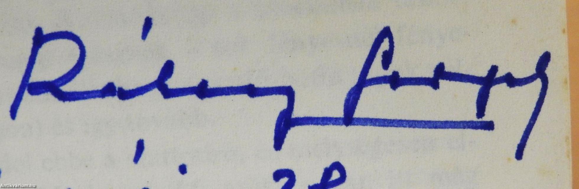 A daru (dedikált példány)