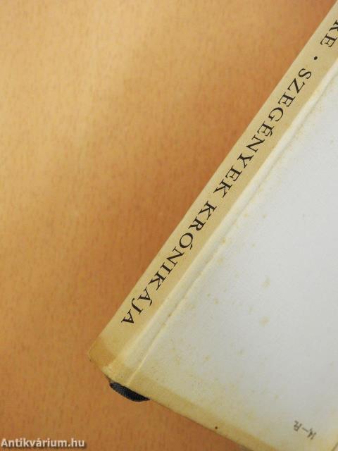 Szegények krónikája (dedikált példány)