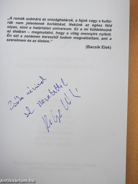 Zenészlegendák (dedikált példány)