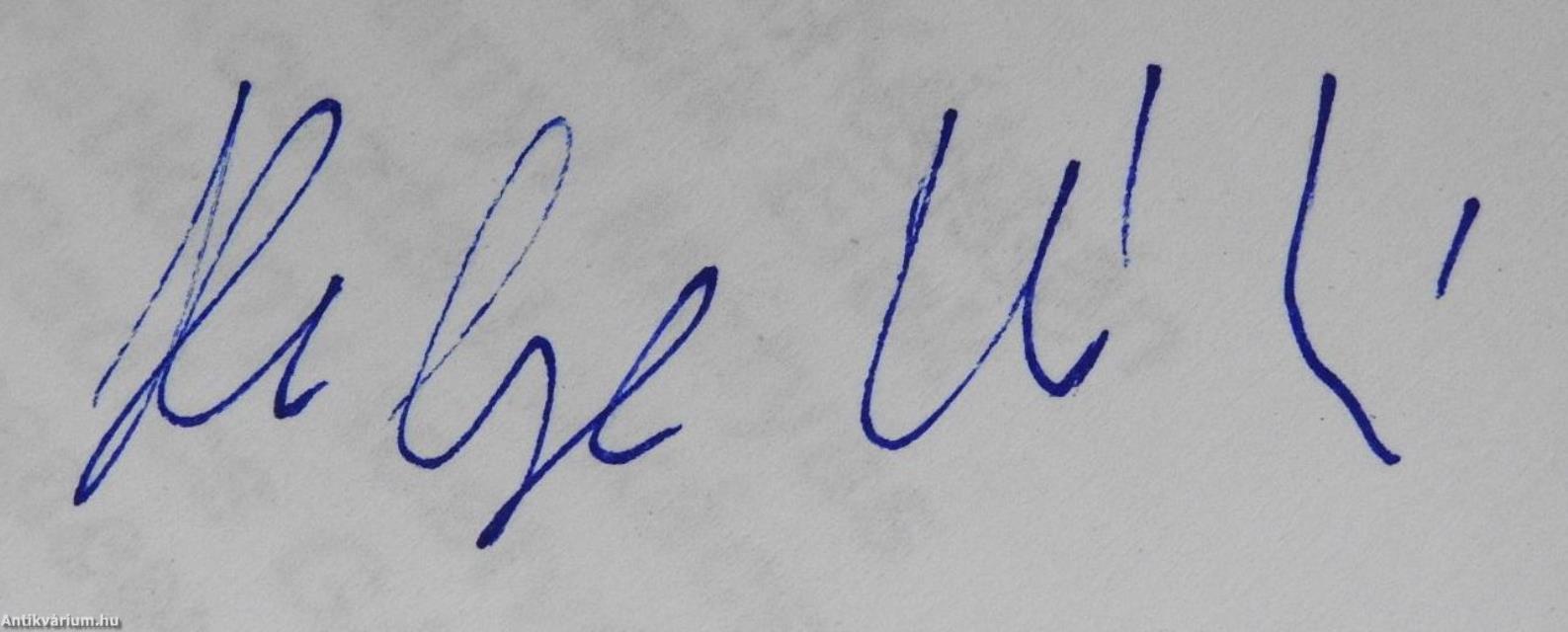 Zenészlegendák (dedikált példány)