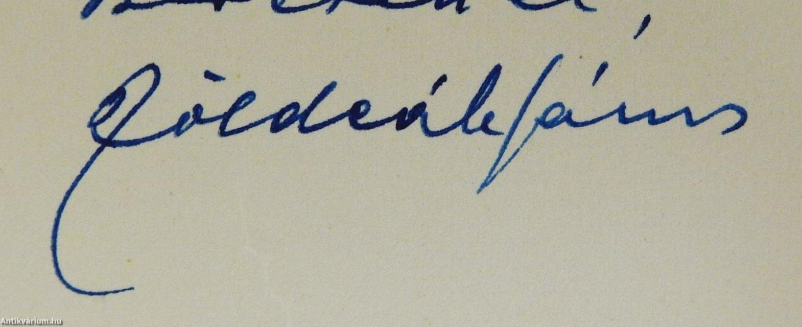 Külvárosi kiáltás (dedikált példány)