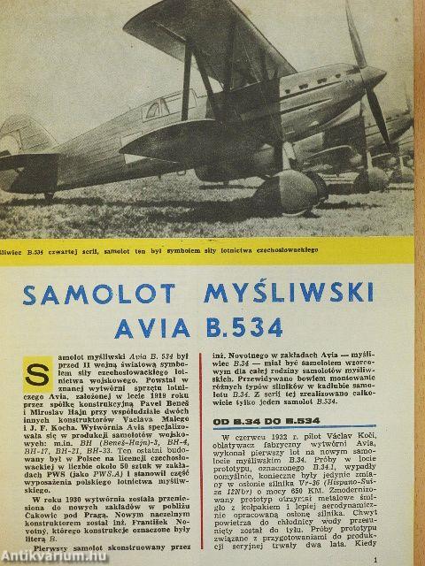 Samolot mysliwski Avia B. 534