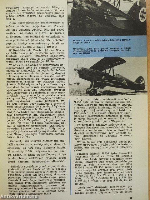 Samolot mysliwski Avia B. 534