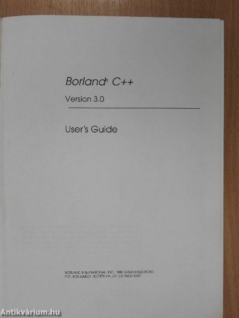 Borland C++ - Version 3.0
