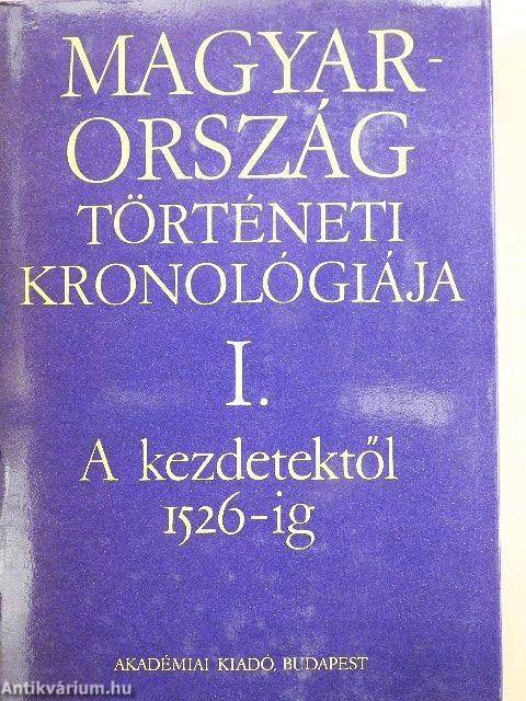 Magyarország történeti kronológiája I-IV.
