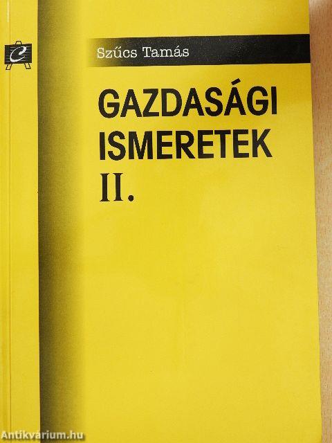 Gazdasági ismeretek II.