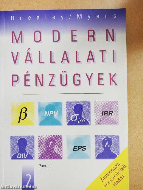 Modern vállalati pénzügyek 2.
