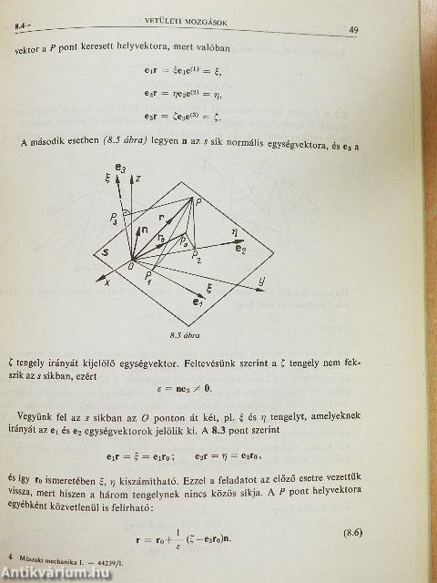 Műszaki mechanika I.