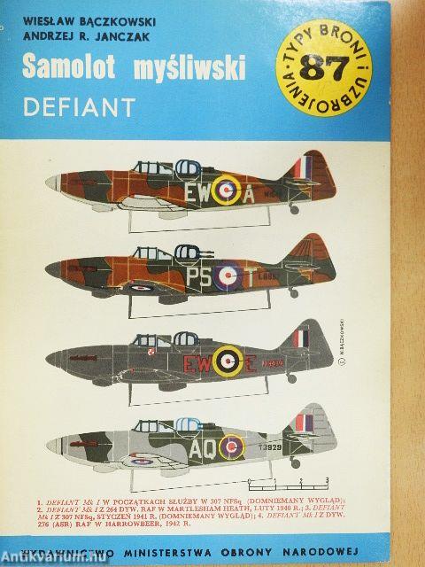 Samolot mysliwski Defiant